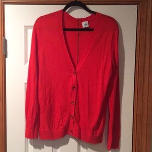 CAbi Cobblestone Zip back Cardigan